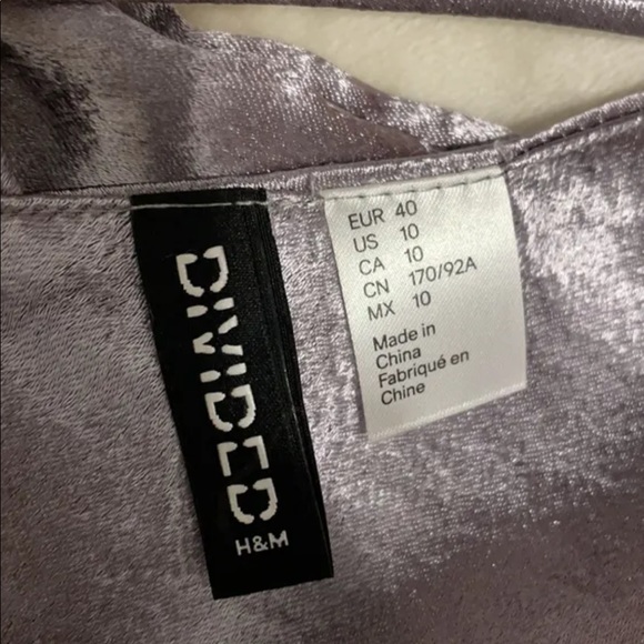 Tank top silver, brand:h&m, size: 10 - Picture 4 of 5